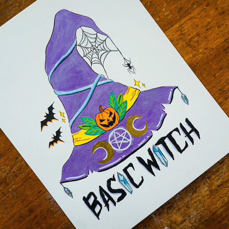 Basic Witch Original Drawing